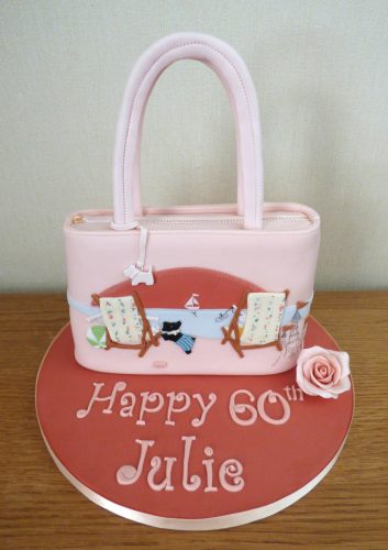 designer-radley-handbagbeach-themed-birthday-cake