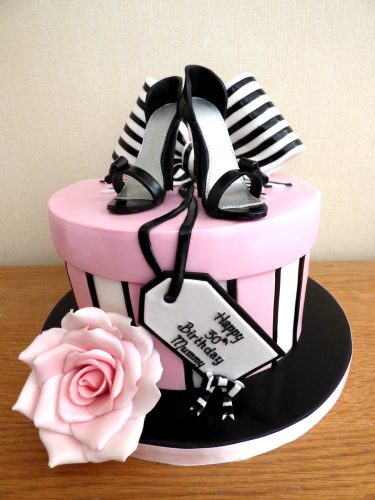 designer-shoes-and-hat-box-birthday-cake