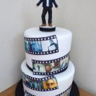 personalised-photo-reel-birthday-cake