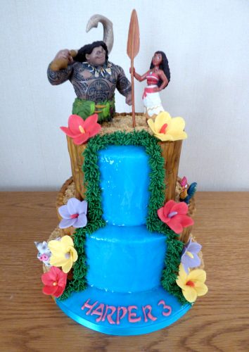 2-tier-moana-themed-birthday-cake