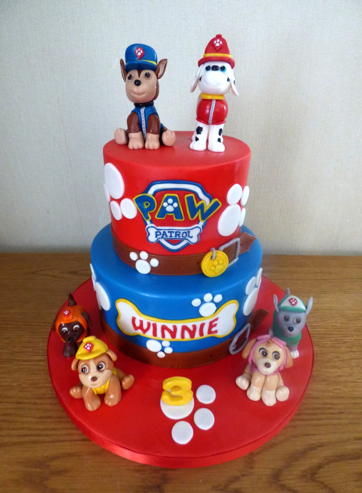 Paw patrol birthday cakes - molitim