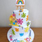 2-tier-rainbow-colours-young-artists-themed-birthday-cake