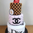 3-tier-designer-bithday-cake-louboutin-louis-vuitton-chanel-dior