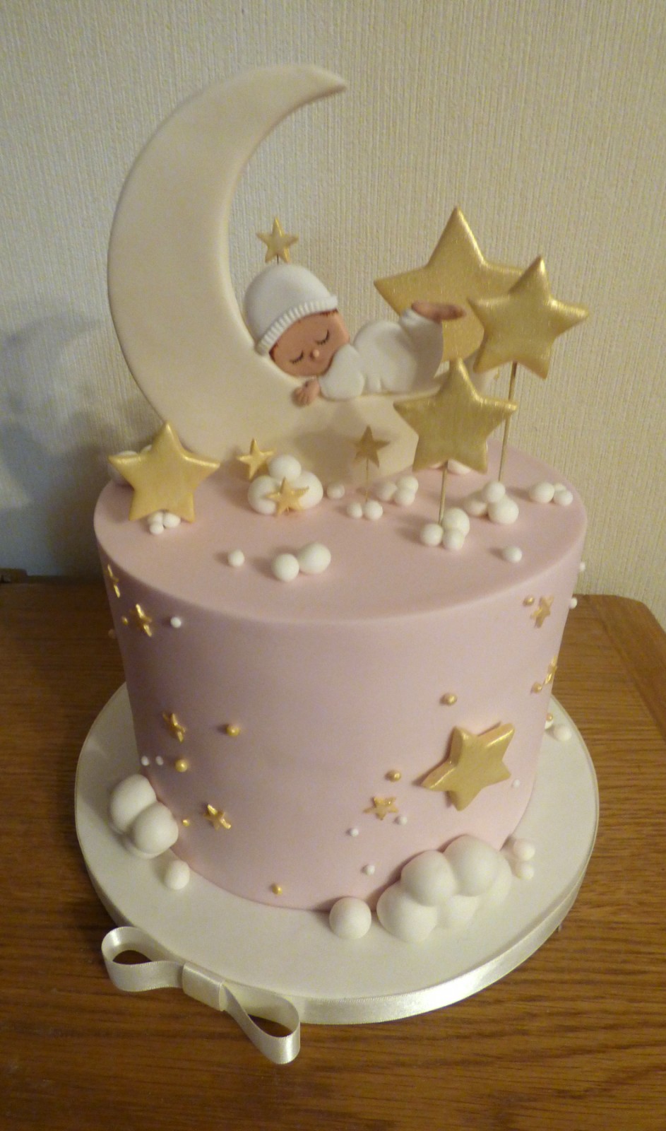 Beautiful Girl Baby Shower/Christening Cake | Susie's Cakes