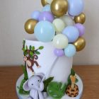 cute-jungle-animals-balloons-birthday-cake