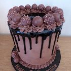 indulgent-ferrero-rocher-chocolate-drip-cake