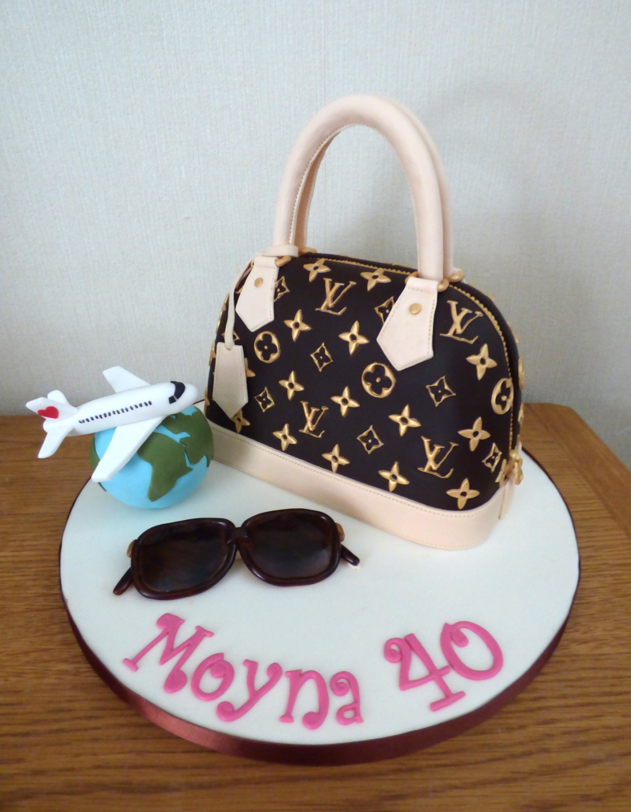 birthday cake louis vuitton bag cake