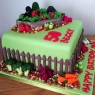 raised-strawberry-bed-with-dogs-and-produce-garden-birthday-cake thumbnail