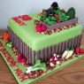 raised-strawberry-bed-with-dogs-and-produce-garden-birthday-cake thumbnail