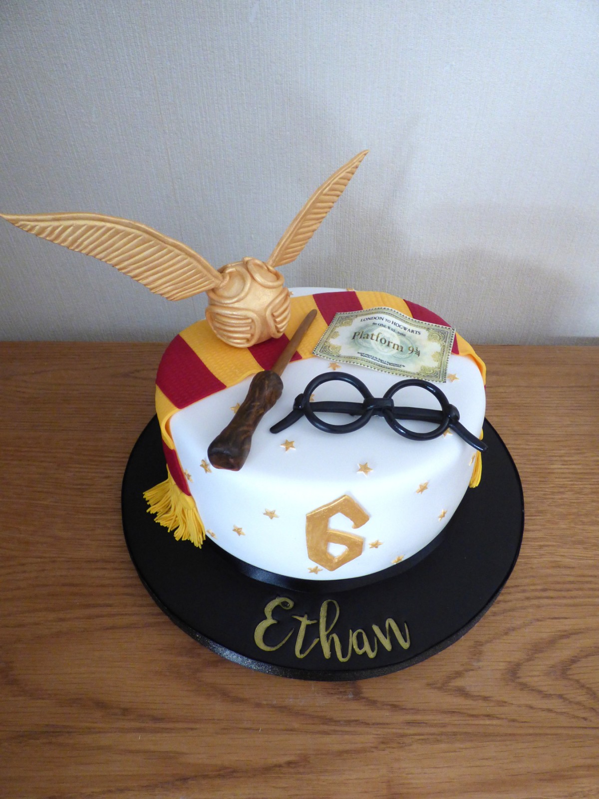 Simple Harry Potter Themed Birthday Cake - Simple Harry Potter ThemeD BirthDay Cake Dorset 1200x1600