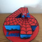 spiderman-number-4-bithday-cake